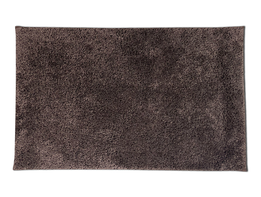 Plush Feel Chocolate Drylon Large Foot Mat - Luxury Cushlon By Spaces