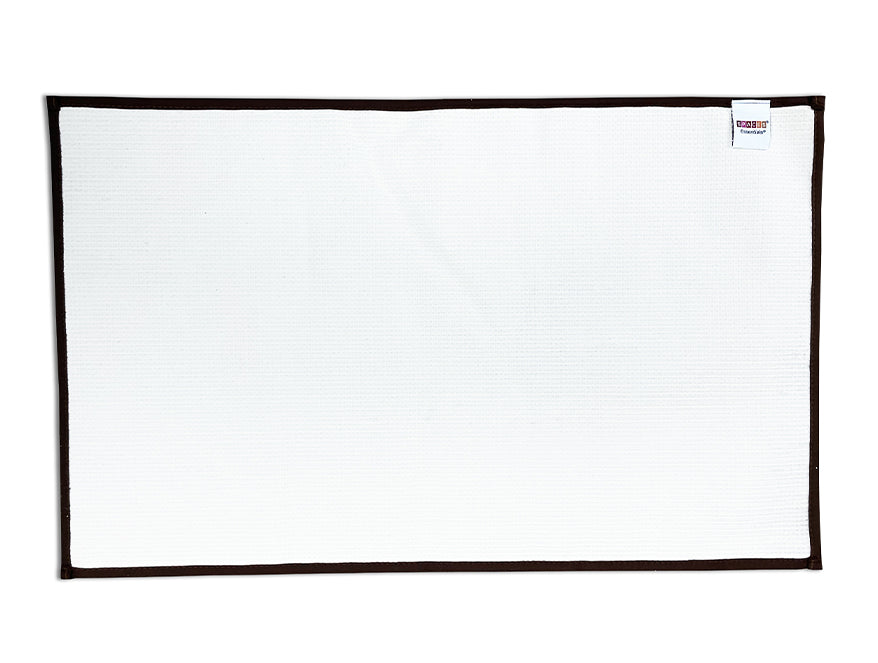 Plush Feel Chocolate Drylon Large Foot Mat - Luxury Cushlon By Spaces