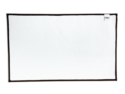 Plush Feel Chocolate Drylon Large Foot Mat - Luxury Cushlon By Spaces