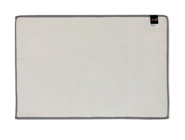 Plush Feel Grey Drylon Large Bath Mat - Luxury Cushlon By Spaces