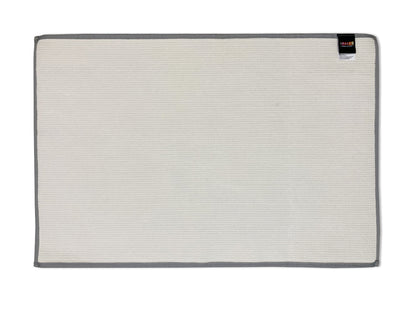 Plush Feel Grey Drylon Large Bath Mat - Luxury Cushlon By Spaces