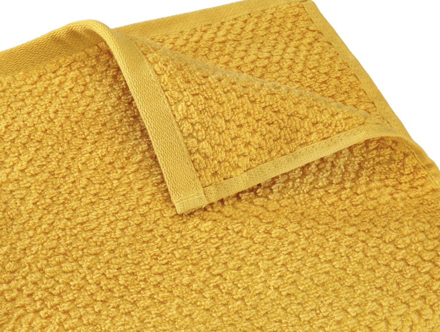 Sunflower - Dark Yellow 100% Cotton Bath Towel - Swift Dry By Spaces