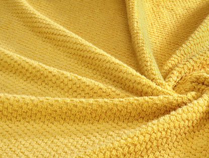 Sunflower - Dark Yellow 100% Cotton Bath Towel - Swift Dry By Spaces