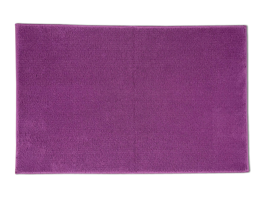 Anti Skid Bordeaux Drylon Small Bath Mat - Raang By Welspun