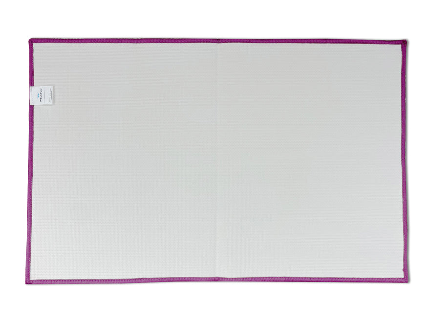 Anti Skid Bordeaux Drylon Small Bath Mat - Raang By Welspun