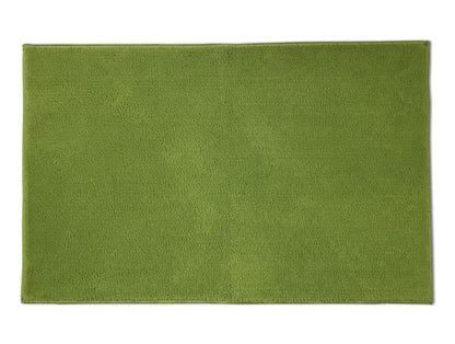 Anti Skid Green Drylon Small Bath Mat - Raang By Welspun