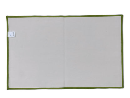 Anti Skid Green Drylon Small Bath Mat - Raang By Welspun