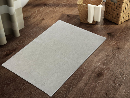 Anti Skid Linen Drylon Small Bath Mat - Raang By Welspun