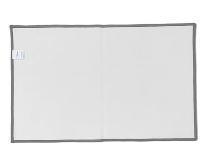 Anti Skid Vapor Blue Drylon Small Bath Mat - Raang By Welspun