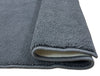 Anti Skid Grey Pewter Drylon Small Bath Mat - Raang By Welspun