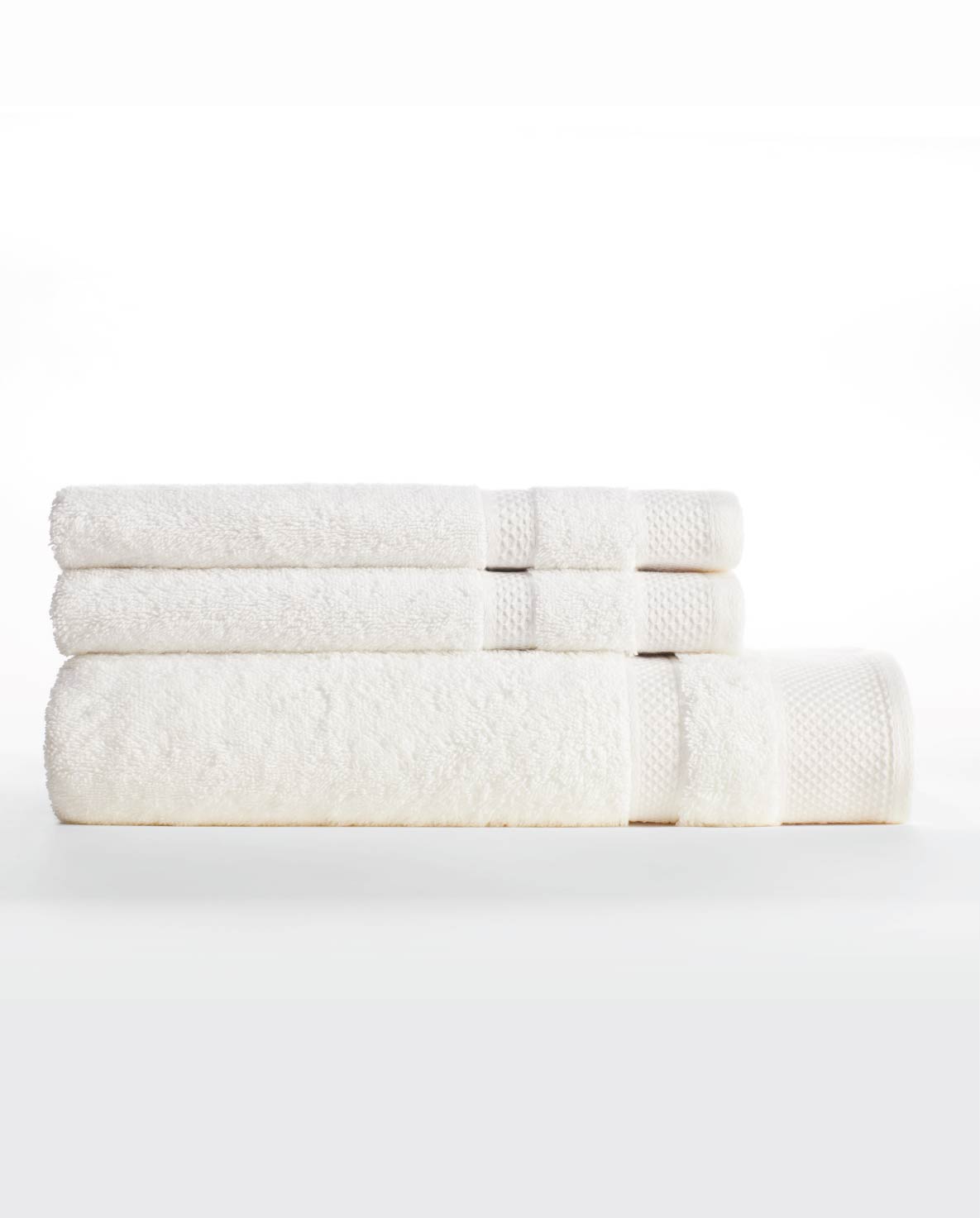 White 2 Piece Hygro Cotton Hand Towel - Hygro By Spaces