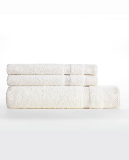 White 2 Piece Hygro Cotton Hand Towel - Hygro By Spaces