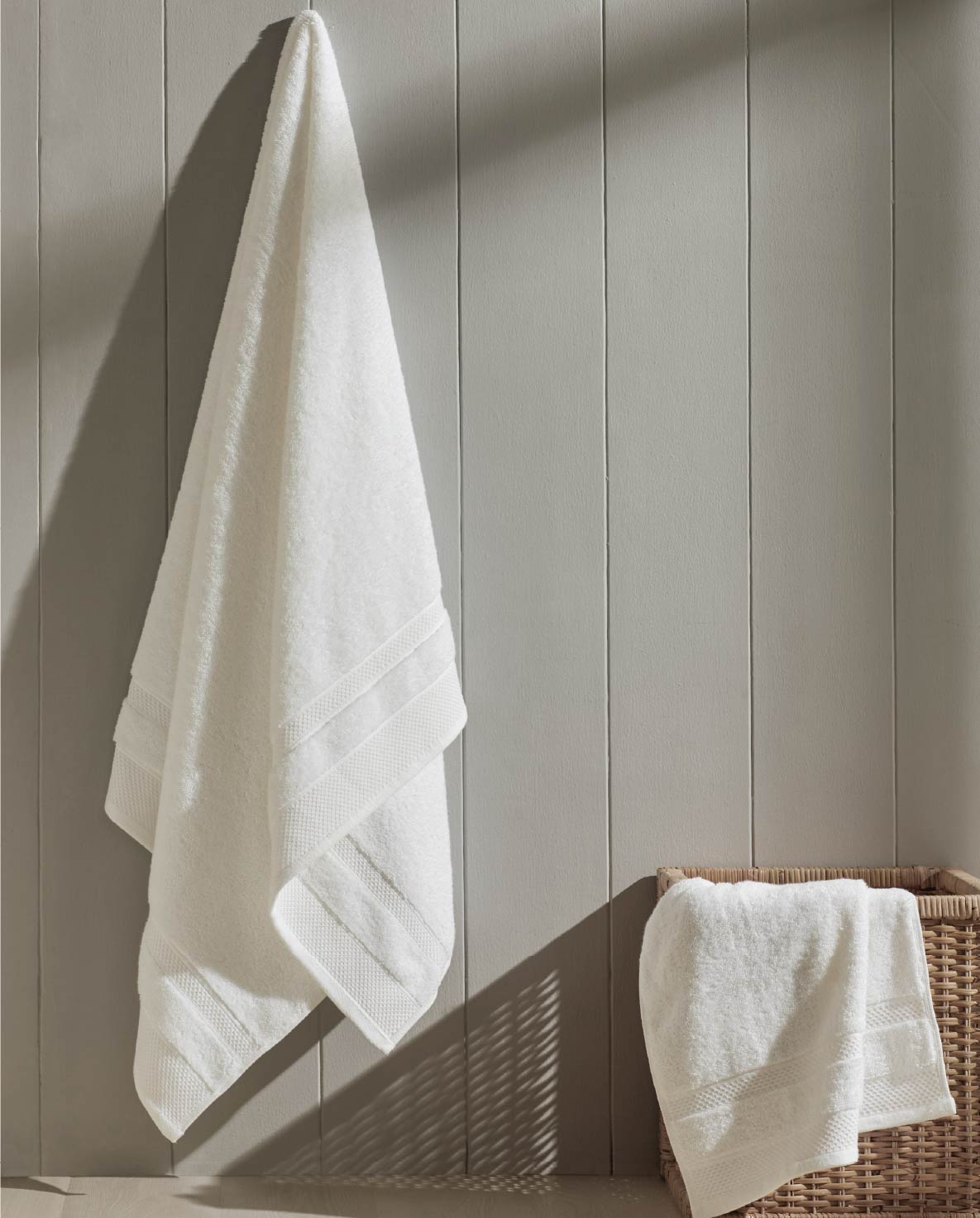 White 2 Piece Hygro Cotton Hand Towel - Hygro By Spaces