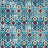 Ornate Blue 100% Cotton Double Bedsheet - Atrium By Spaces