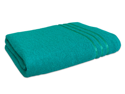 Sea Green-Green  100% Cotton Large Towel - Quik Dry By Welspun