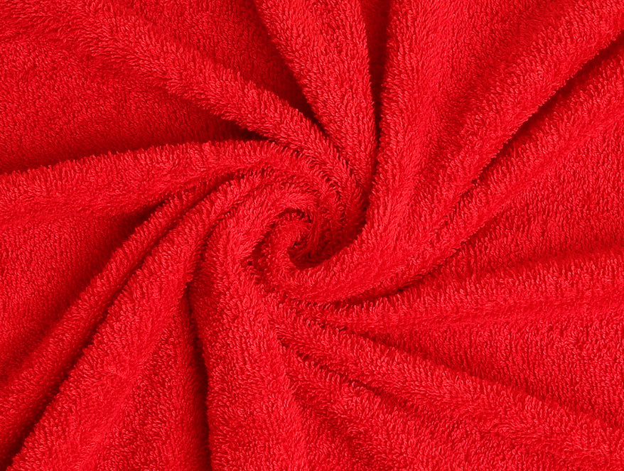 True Red  100% Cotton Large Towel - Quik Dry By Welspun