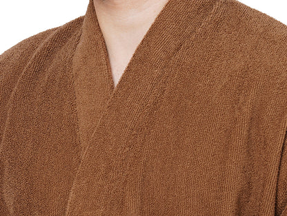 Supersoft Brown Medium Bath Robe - Dew By Welspun