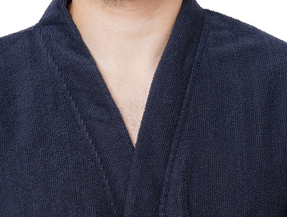 Supersoft Dark Grey Medium Bath Robe - Dew By Welspun