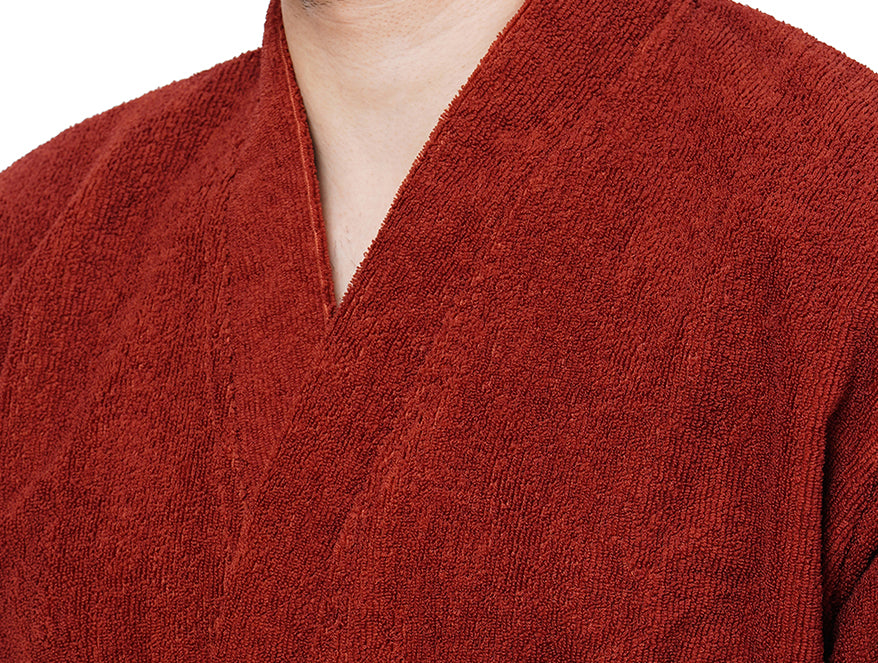 Supersoft Dark Brown Medium Bath Robe - Dew By Welspun