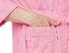 Supersoft Candy Pink Medium Bath Robe - Dew By Welspun