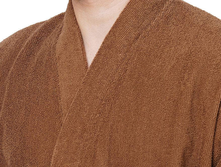 Supersoft Brown Large Bath Robe - Dew By Welspun