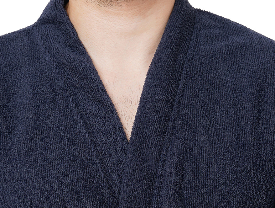 Supersoft Dark Grey Large Bath Robe - Dew By Welspun