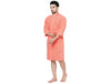 Supersoft Peach Large Bath Robe - Dew By Welspun