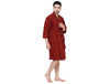 Supersoft Dark Brown Large Bath Robe - Dew By Welspun