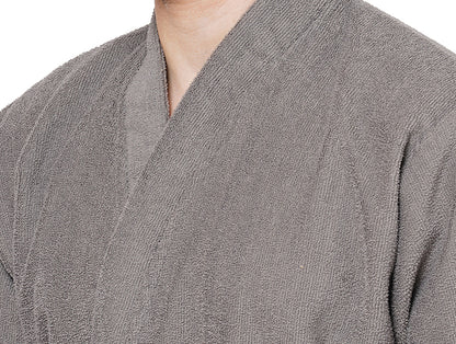 Supersoft Light Grey Large Bath Robe - Dew By Welspun