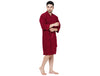 Supersoft Red Wine Large Bath Robe - Dew By Welspun