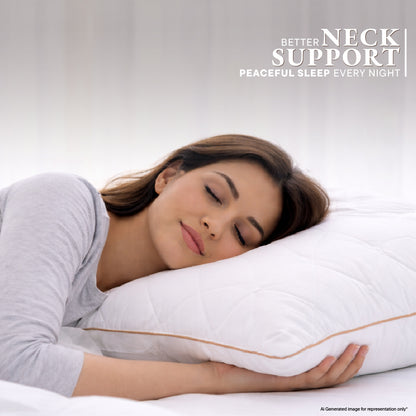 Solid White Quilted Pillows (Pack of 2) by Spaces