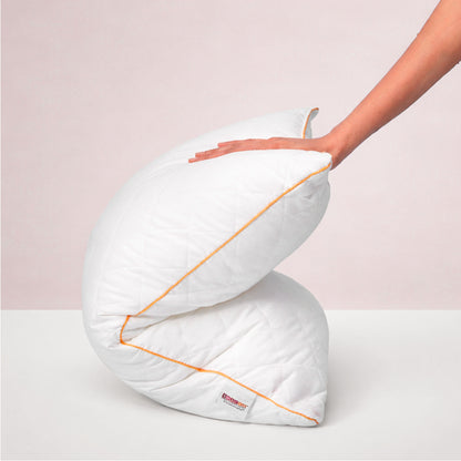 Solid White Quilted Pillows (Pack of 2) by Spaces