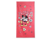 Red 100% Cotton Bath Towel - Disney Mickey By Spaces