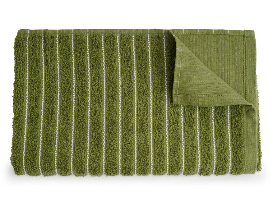 Apple Green 100% Cotton Bath Towel - 2-In-1 By Welspun
