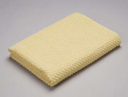 Pale Banana - Light Yellow 100% Cotton Bath Towel - Genesis By Spaces