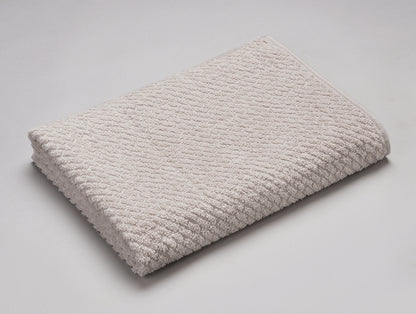 White Sand - Light Grey 100% Cotton Bath Towel - Genesis By Spaces