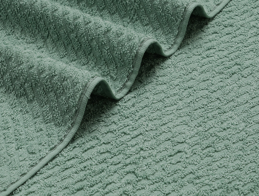 Malachite Green - Light Teal 100% Cotton Bath Towel - Genesis By Spaces