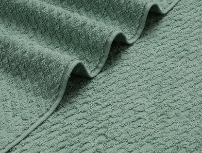 Malachite Green - Light Teal 100% Cotton Bath Towel - Genesis By Spaces