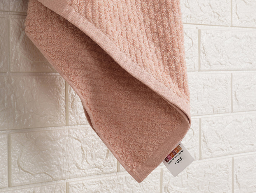 Rose Cloud - Blush 100% Cotton Bath Towel - Genesis By Spaces