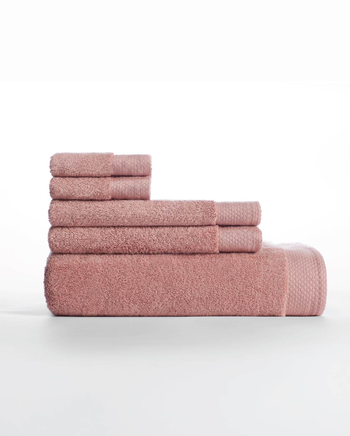 Eminence 100% Egyptian Cotton Hand Towel, 670 GSM, Solid, Blush