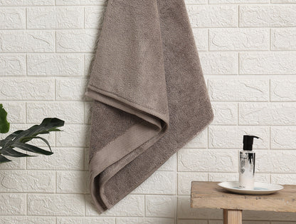 Brown  100% Egyptian Cotton Bath Towel - Luxury Egyption Cotton By Spaces