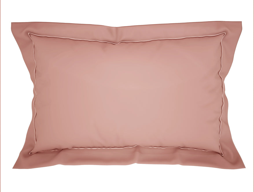 Solid Blush Solid King Size Bedsheet - Eminence By Spaces