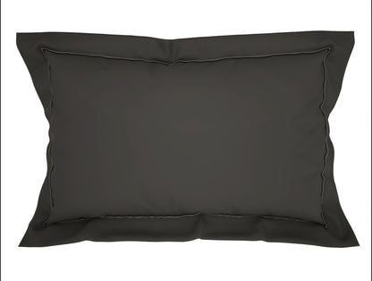 Solid Dark Grey Solid King Size Bedsheet - Eminence By Spaces