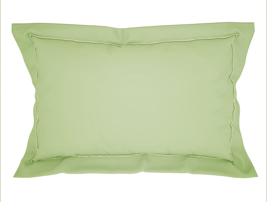 Solid Light Green Solid King Size Bedsheet - Eminence By Spaces
