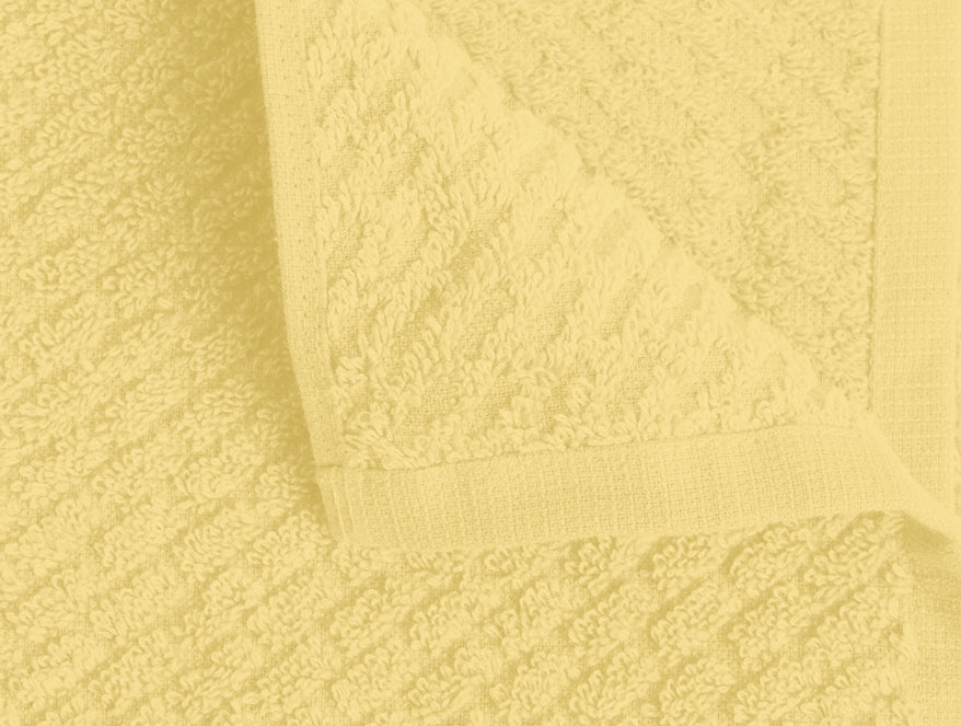 Pale Banana - Light Yellow 100% Cotton Bath Towel - Genesis By Spaces