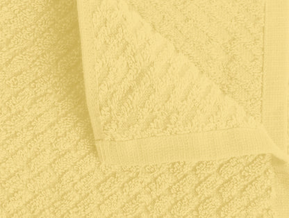 Pale Banana - Light Yellow 100% Cotton Bath Towel - Genesis By Spaces