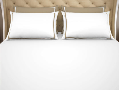 Solid White Hygro Cotton King Size Bedsheet - Hygro By Spaces