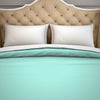 Solid Aqua Green - Light Green Hygro Cotton Double Duvet Cover - Hygro By Spaces