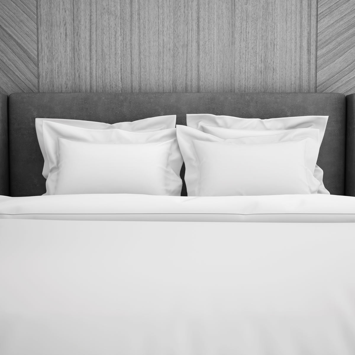 Solid White Hygro Cotton Double Duvet Cover - Hygro By Spaces