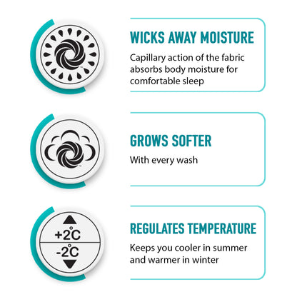 Spaces Hygro Solid Taupe-Brown Cotton Single Duvet Cover